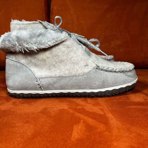 💜 Minnetonka Torrey Moccasin Booties Womens 9 M - Picture 3 of 8